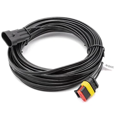 Abbildung von vhbw Niederspannungskabel Transformator Kabel kompatibel mit Husqvarna Automower 435X AWD, 440, 450X, 520, 535 550 Mähroboter, Rasenmäher, 10m