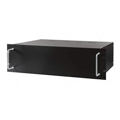 Abbildung von Blanko 480 mm (19&quot;) Rack Leergehäuse 3 HE, Montagesatz