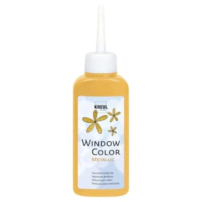 Abbildung von Kreul Bastelfarbe Window Color Metallic gold 80 ml