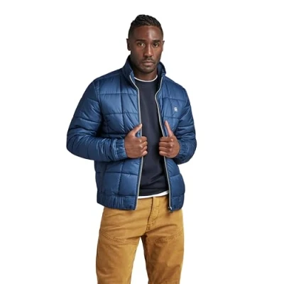 Abbildung von G Star Meefic Quilted Übergangsjacke, Herren, Größe: Small, Luna blue