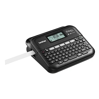 Abbildung von Brother P Touch PT D460BTVP Professioneller Büro Etikettiergerät, Bluetooth, 18 mm, mit Transportkoffer und Netzadapter