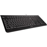 Abbildung von CHERRY KC 1000, Kabelgebundene Tastatur, Spanisches Layout (QWERTY), Plug &amp; Play über USB Anschluss, Flaches Design, Flüsterleiser Tastenanschlag, Schwarz
