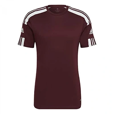 Abbildung von adidas Performance Squad 21 Tshirt print, Herren, Größe: Small, Team maroon/white