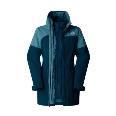 Abbildung von THE NORTH FACE Damen Dryvent Mono Triclimate Parka, Midnight Petrol/Algae B, S