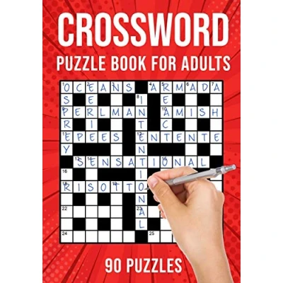 Abbildung von Crossword Puzzle Books for Adults: Quick Cross Word Puzzles Activity Book 90 (US Version)
