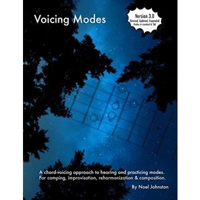 Abbildung von voicing Modes: A chord approach to hearing and practicing modes. For comping, improvisation, reharmonization &amp; composition.