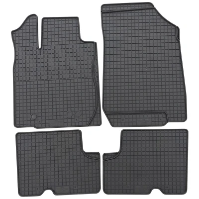 Abbildung von PETEX Gummimatten passend für Duster 4x2 ab 03/2010 12/2013 / 01/2014 12/2017 01/2018 Fußmatten schwarz 4 teilig
