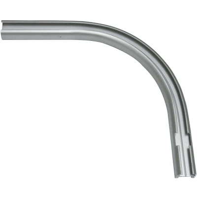 Abbildung von Gardinenschiene Rundbogen, GARDINIA, 1 läufig, Fixmaß, verschraubt, für Aluminiumschiene 13 mm