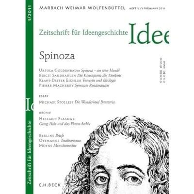Abbildung von Zeitschrift für Ideengeschichte Heft V/1 Frühjahr 2011: Spinoza