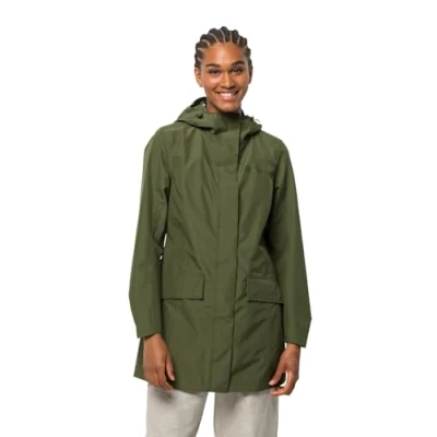 Abbildung von Jack Wolfskin CAPE YORK Paradise Hardshelljacke, Damen, Größe: Small, Greenwood