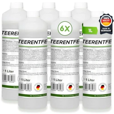 Abbildung von Flotex Teerentferner, 6 x 1L Teerreiniger löst Teer, Fett, Bitumen und Öl Rückstände
