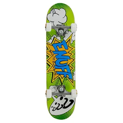 Abbildung von Enuff POW 7.25&quot;x29.5&quot; Grün/Weiß Skateboard