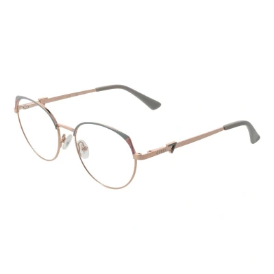 Abbildung von Guess Damen GU2867 028 Rahmen von BRILLEN Metall Gold Rose Rund Normal