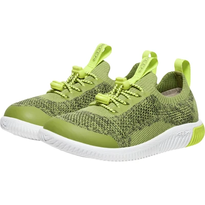 Abbildung von Keen KNX LACE Children Unisex Hikingschuh für Kinder, Größe: 24, Green Kunststoff/textil