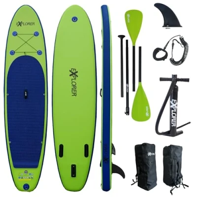 Abbildung von EXPLORER Inflatable SUP Board &quot;EXPLORER 320&quot;, (mit Paddel, Pumpe und Transportrucksack)