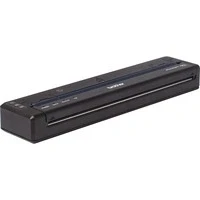 Abbildung von Brother PJ 883 Mobiler A4 Thermodirekt Dokumentendrucker mit 300 DPI Druckauflösung, 13,5 Seiten/Minute, Bluetooth und USB C WLAN Schnittstelle, Schwarz