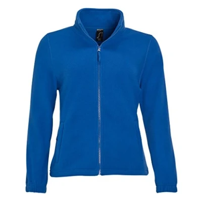 Abbildung von SOLS Damen North Fleece Jacke mit durchgehendem Reißverschluss (Medium) (Königsblau)