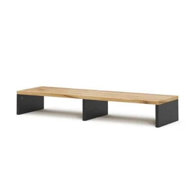 Abbildung von Vicco Monitorständer Tomy, Anthrazit/Goldkraft Eiche, 80 x 12 cm