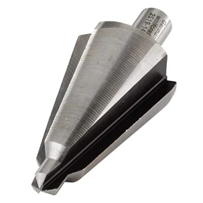 Abbildung von wolfcraft Blechschälbohrer HSS, Rundschaft 10 mm Ø 8 31mm I 2519000 Für stufenloses Aufbohren und Entgraten von Metall Kunststoff
