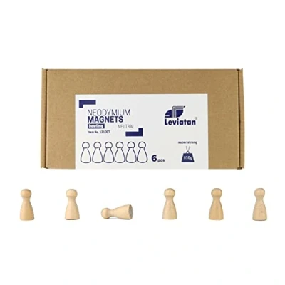 Abbildung von Leviatan 6 Stück Neodym Magnete Kühlschrankmagnete Magnetset Ultrastarke Hochleistungsmagnete Magnets für Whiteboard Kühlschrank Fotos Magnetstreifen Magnettafel Basteln Natur