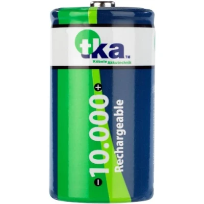 Abbildung von tka Köbele Akkutechnik Mono Akku: NiMH Akku Monozelle Typ D 10000 mAh (Mono Akkus, Batterien wiederaufladbare)