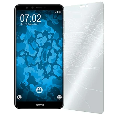 Abbildung von PhoneNatic 1 x Glas Folie klar kompatibel mit Huawei Y9 (2018) Schutzglas für