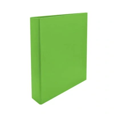 Abbildung von Raylu Paper® 4 x D Ringbuch 40 mm, A4 Ordner mit Ringen zur Aufbewahrung von Dokumenten, Größe 33,5 cm hoch 26 breit und 6 breiter Rücken (Hellgrün)
