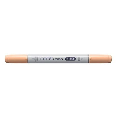 Abbildung von COPIC Ciao Marker Typ YR 61, Spring Orange, vielseitiger Layoutmarker, mit einer mittelbreiten und Brush Spitze