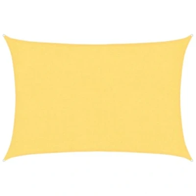 Abbildung von vidaXL Sonnensegel Sonnenschutz Windschutz Sonnendach UV Schutz Sonnenschutzsegel Schattenspender Garten Terrasse Balkon 160g/m² Beige 2x2,5m HDPE