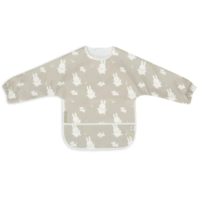 Abbildung von Jollein 029 869 67091 wasserdichtes Lätzchen mit Ärmeln Miffy &amp; Snuffy olive