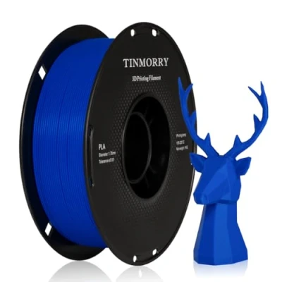 Abbildung von TINMORRY PLA Filament 1.75mm, Schnelles 3D Druck Filament, Kompatibel mit den meisten FDM Druckern, 1 KG Spule, Royal Blue