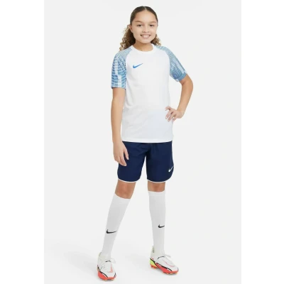 Abbildung von Nike, Dri Fit Academy, Kurzarm Fußball Trikot, Weiß/Royal Blue/Royal Blue, S, Junge