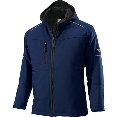 Abbildung von BP 1868 572 110 XL Herren Softshell Jacke, Stehkragen, Frontreißverschluss, 300,00 g/m² 100% Polyester, Nachtblau,