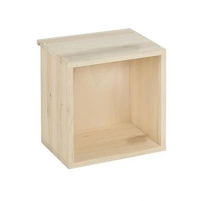 Abbildung von Astigarraga Kit Line Wandregal Tetris Würfel 30x30 cm, Vollholz, Modulares Regalsystem