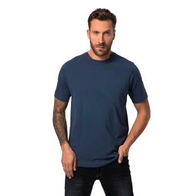Abbildung von JP 1880 Herren große Größen Übergrößen Menswear L 8XL JP1880 T Shirt, Basic, Rundhals, gekämmte Baumwolle, bis tiefseeblau 4XL 702558738