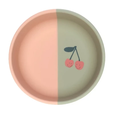 Abbildung von LÄSSIG Baby Silikon Kinderschüssel/Silicone Bowl Happy Fruits Cherry