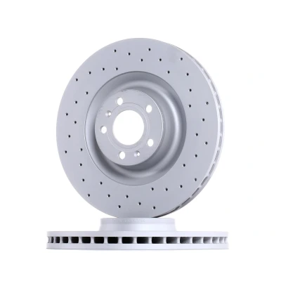 Abbildung von ZIMMERMANN SPORT COAT Z 100.3305.52 Bremsscheibe 360 34 10/5 5 112 innenbelüftet, gelocht beschichtet AUDI: A8 D3, A6 C6 Limousine, Avant