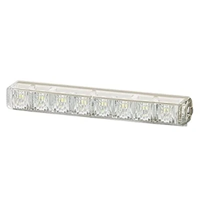 Abbildung von HELLA LED Tagfahrleuchte LEDayLine 15 24V gerade Lichtscheibenfarbe: glasklar Lichtfarbe: weiß Kabel: 2500mm beidseitig Menge: 1 2PT 980 860 501