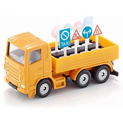 Abbildung von Siku Modellauto 1322 LKW MIT VERKEHRSZEICHEN
