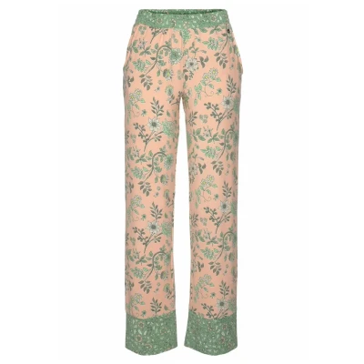 Abbildung von Lascana Nachtwäsche Hose, Damen, Größe: 32/34, Nude schilfgrün