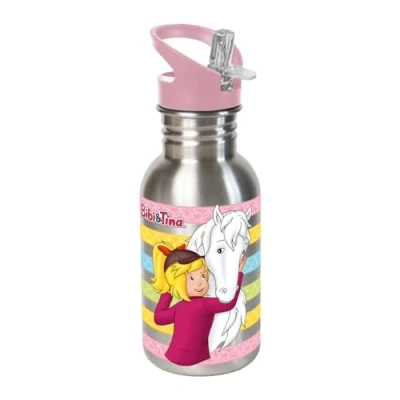Abbildung von Bibi und Tina Trinkflasche Freunde 500ml Edelstahl