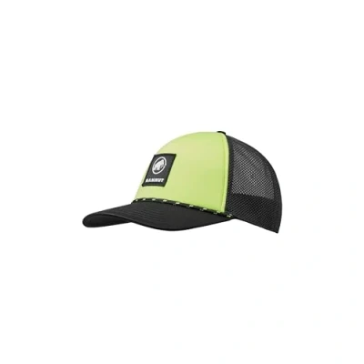 Abbildung von Mammut Crag Cap Logo schwarz neongrün S M