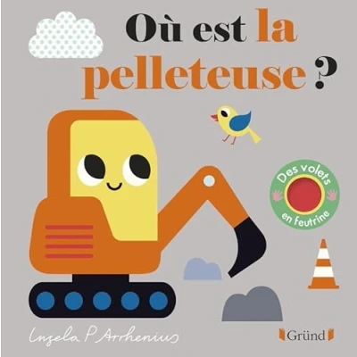 Abbildung von Où est la pelleteuse ?: Avec des volets en feutrine et un miroir
