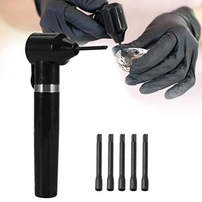 Abbildung von Tattoo Farben Pigmentmixer, Pigment Mixer, Ink Color Blender, Mixer Permanent Makeup Tools mit 5 Stück Sticks(Schwarz)