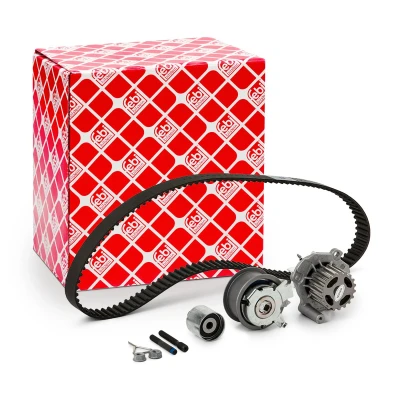 Abbildung von FEBI BILSTEIN 176589 Wasserpumpe + Zahnriemensatz mit 120 VOLKSWAGEN: Passat B6 Variant, Transporter 5 Kastenwagen, Golf Variant