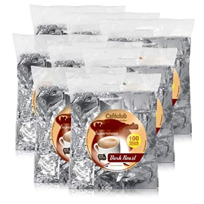 Abbildung von Cafeclub Supercreme Dark KaffeePads Megabeutel 8x100 Stuck