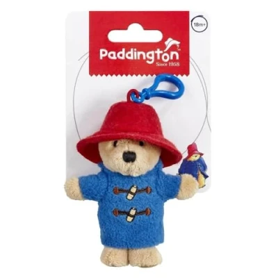 Abbildung von Rainbow Designs Klassischer Paddington Bär Schlüsselanhänger Geschenke, 9,5 cm leichter mit unverwechselbarem und berühmtem Zubehör,