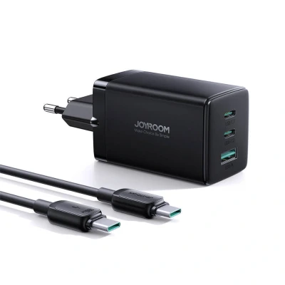 Abbildung von JOYROOM Ladegerät 65 W USB A, 2x C schwarz + Kabel 100 Schnelllade Gerät (1 tlg)