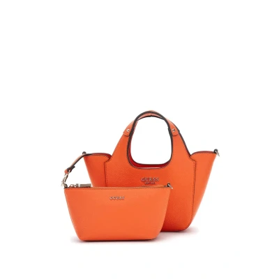 Abbildung von Guess Calista SET Kosmetiktasche, Damen, Größe: One Size, Orange