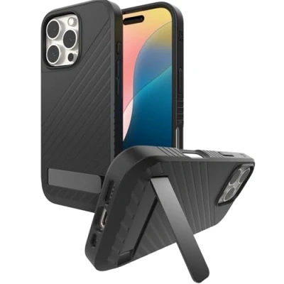 Abbildung von Apple iPhone 16 Pro Hülle MagSafe Kunststoff ZAGG Hard Case/Backcover Handyhülle Schwarz Shockproof/Stoßfest